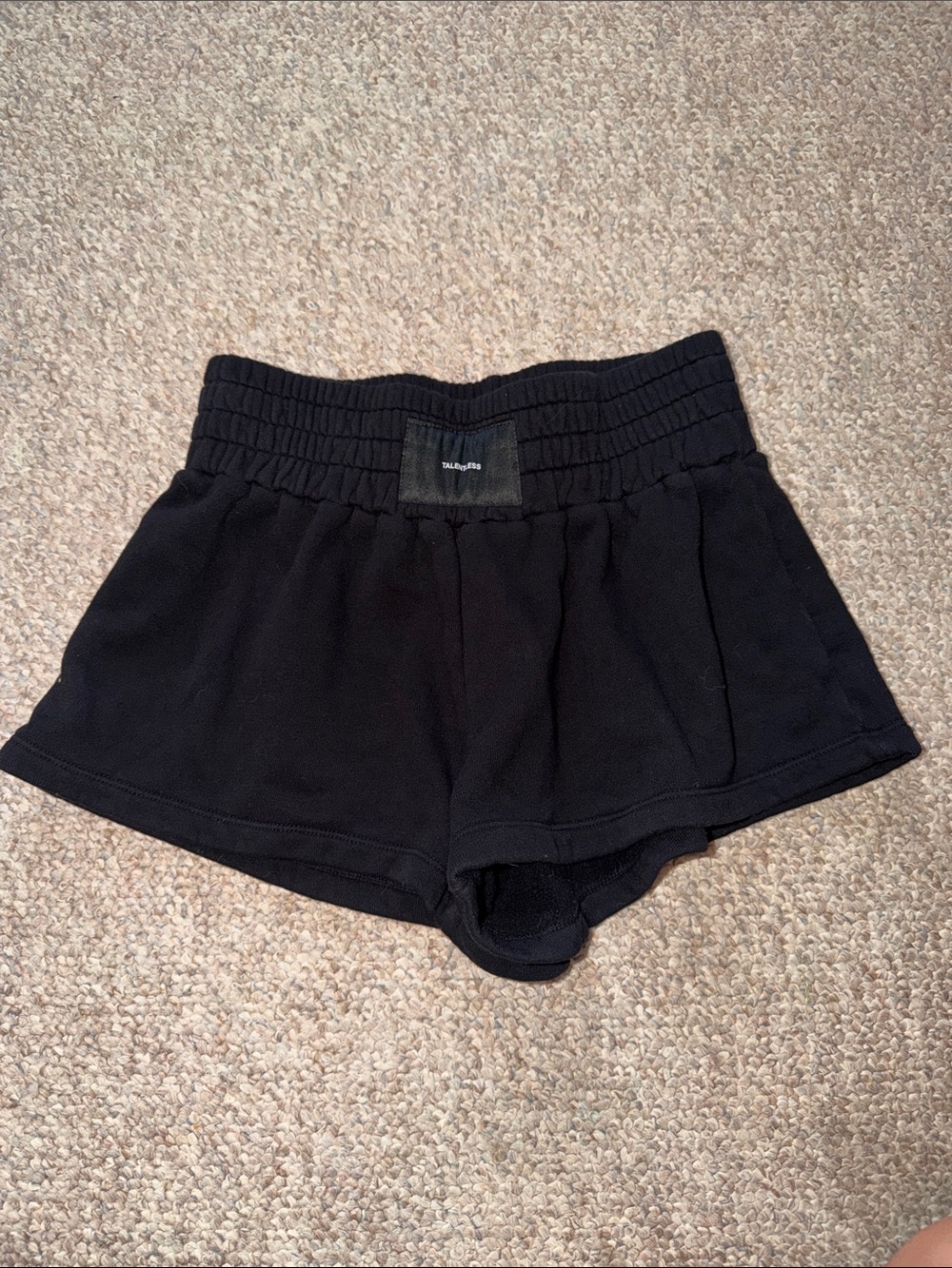 TALENTLESS Black Athletic Lounge Shorts